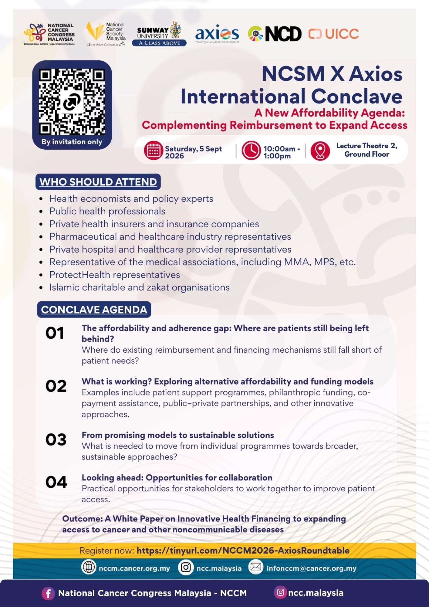 NCSM x Axios International Conclave agenda